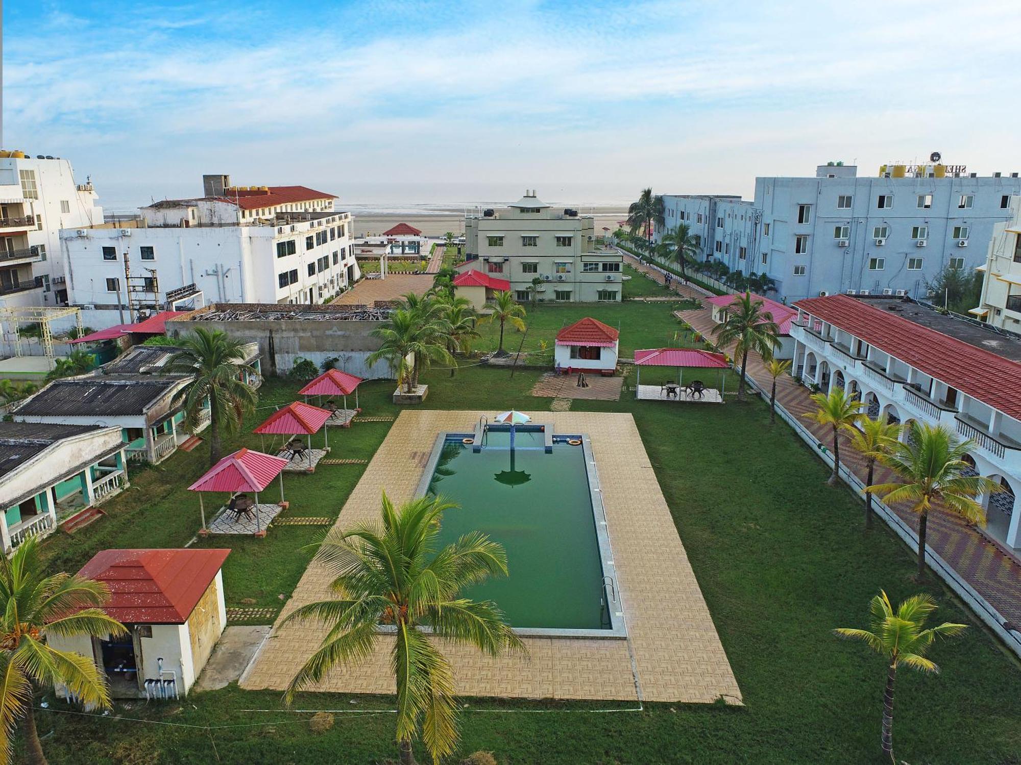Silver Sand Eco Resort !! Beachfront !! With Biggest Pool And Huge Open Area !! Ideal For Weddings !! Couple Friendly !! Mandarmani Extérieur photo